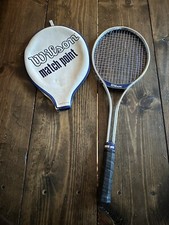 Vintage Wilson Match Point Tennis Racquet and Cover