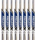 PROJECT X RIFLE 5.5 FLIGHTED CHROME IRON SHAFT SET / Wedge Shaft .355" TAPER TIP