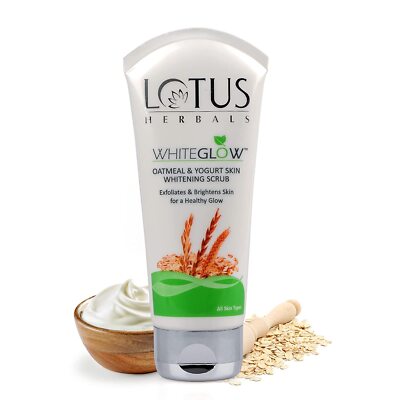 Lotus Herbals Weiß Leuchtende Haferflocken & Joghurt für Weißere Gesichtspeeling