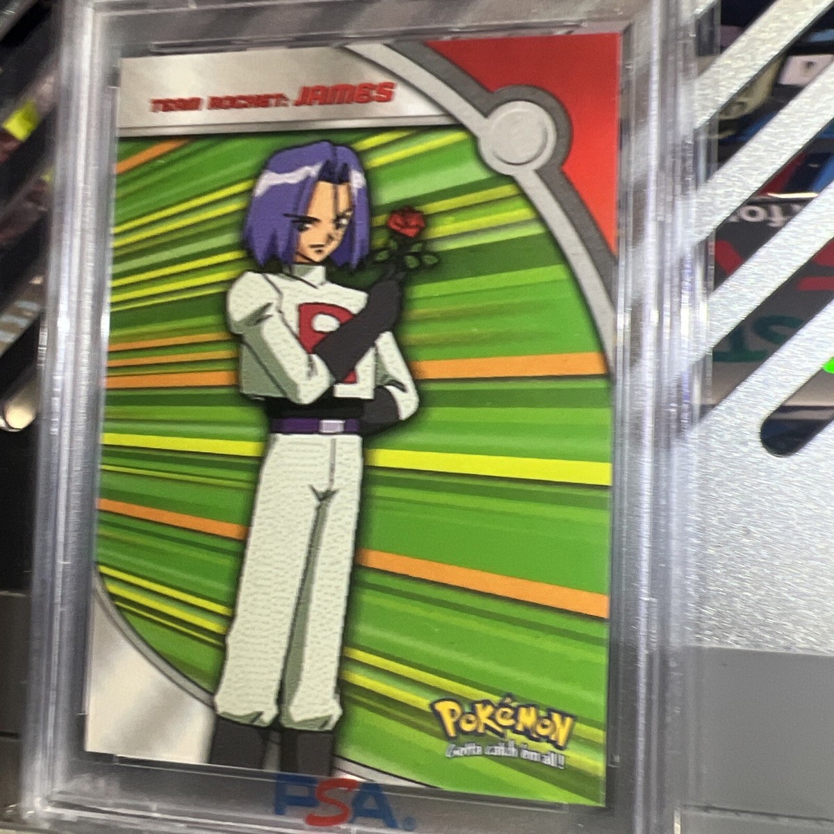 PSA 9 HV4 James - Heroes and Villains - Topps TV Animation