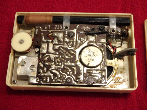 VINTAGE BULOVA SUPER 7 TRANSISTOR RADIO NT-730 9v 1970'S WORKS JAPAN READ - 第 10/12 張圖片