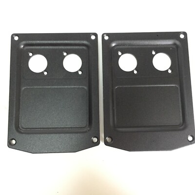 Blank Aluminium Jack Plate W/2 Cuts For SpeakON NL4 PA Speaker Cabinet 150x110mm