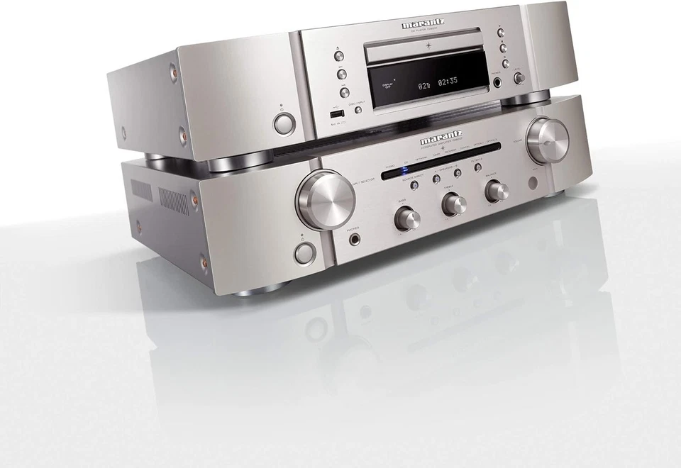 Marantz PM6007 FN Integrated Premain Amplifier Silver Gold Digital AC 100V Japan - Image 3 of 4