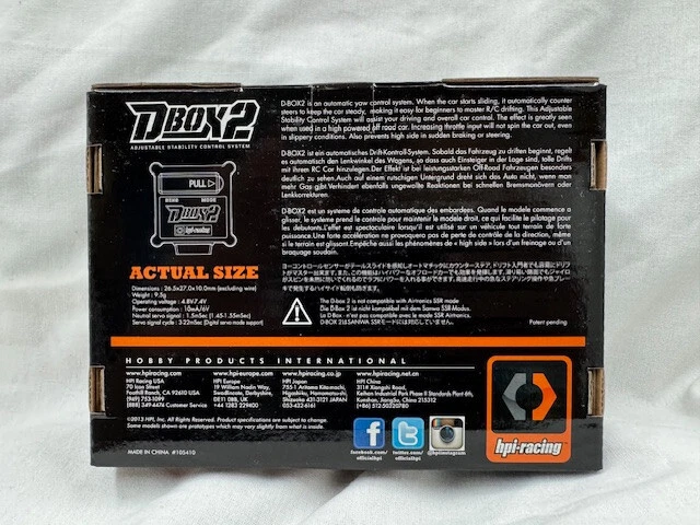 HPI 105409 D Box 2 Drift Gyro Adjustable Stability Control System - Image 3 of 4