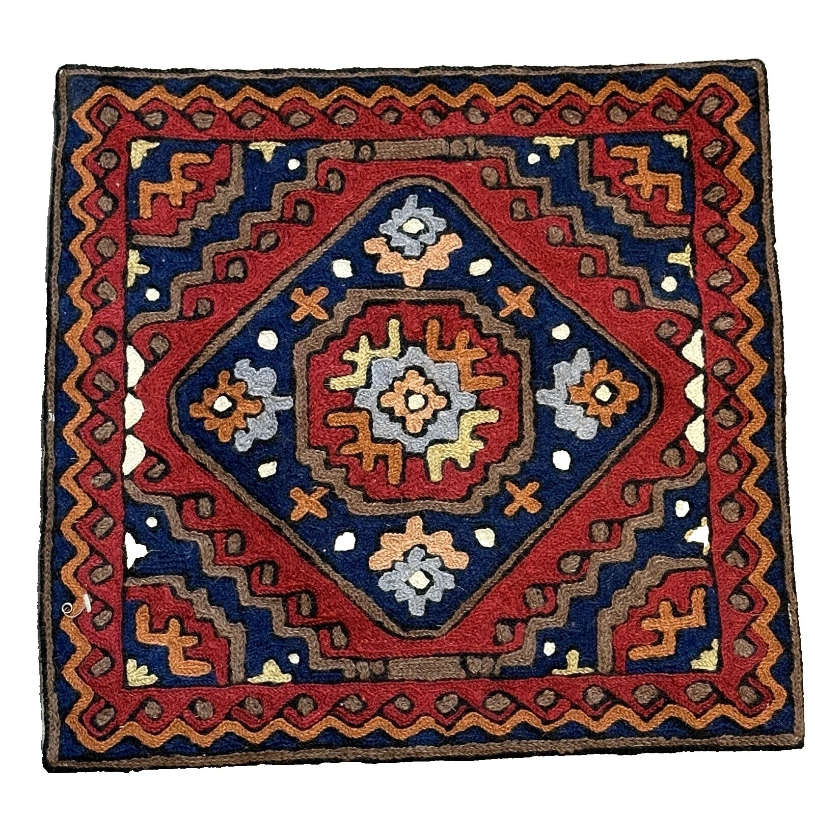 Moroccan Square 100% Wool Pillow Covers