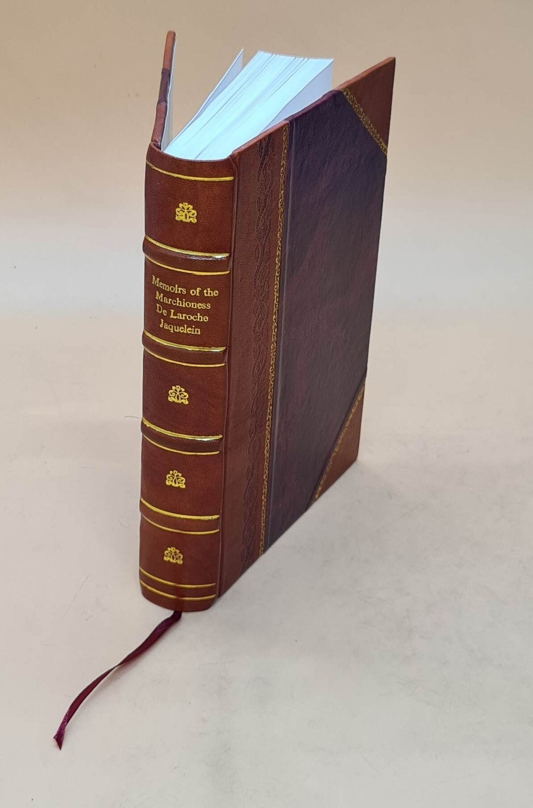 Memoirs of Marchioness de Laroche Jaquelein – Leather Bound Theatre Edition