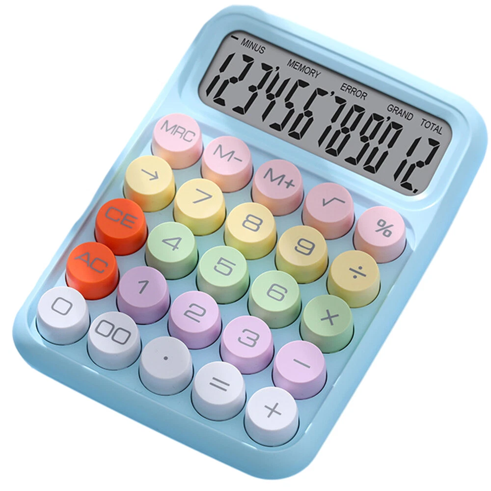 Portable Mechanical Keyboard Calculator for Office and School Use