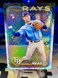 2024 Curtis Mead Topps All-Star Game Foil Stamped Rookie Card #82 Tampa Bay Rays