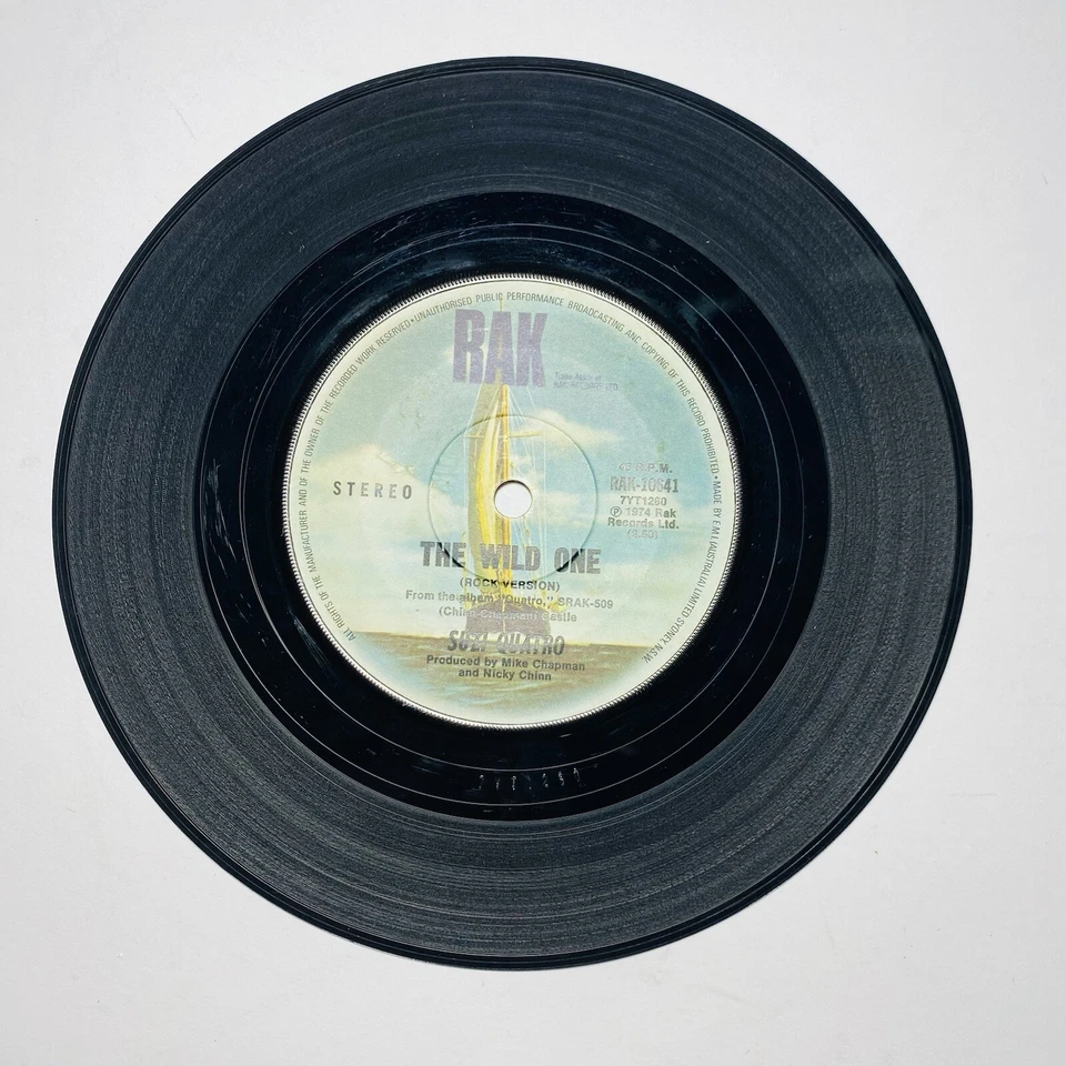 Vinilo único Suzi Quatro The Sweet Ted Mulrey Gang 7" franqueo gratuito Foto 4 de 4