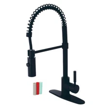 Gourmetier LS8770DKL Kaiser Single-Handle Pre-Rinse Kitchen Faucet