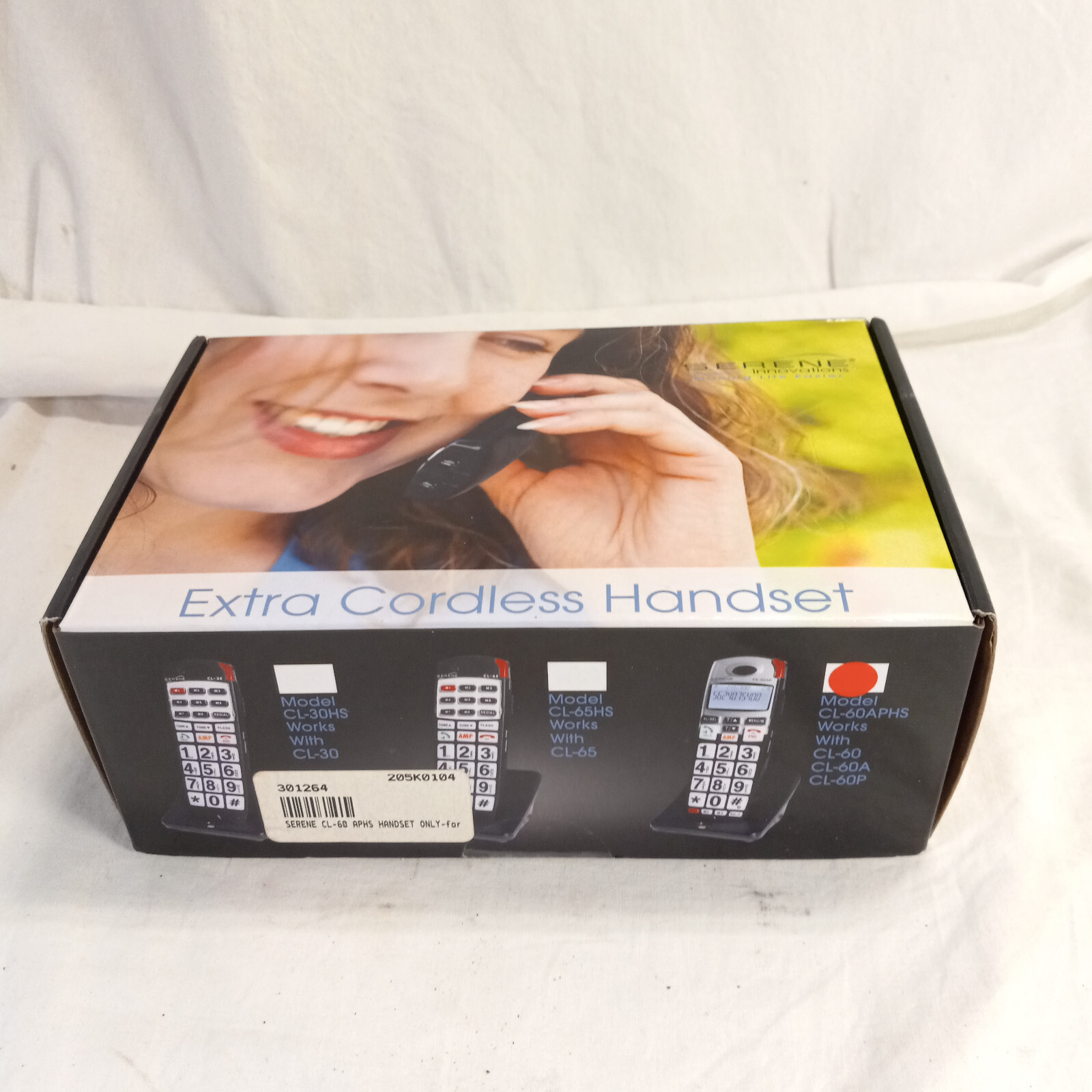 Amplified Big Button Talking HD Cordless Phone CL60 APHS Serene