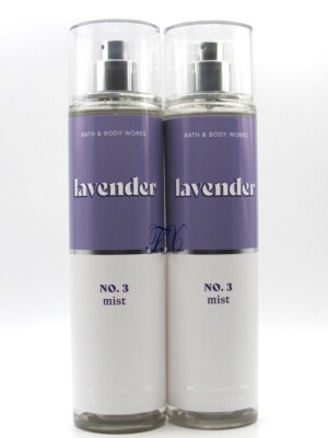 BATH & BODY WORKS LAVENDER NO. 3 MIST BODY MIST SPRAY 8 FL OZ (LOT