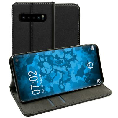 PhoneNatic - Book Handy Tasche Schutzhülle Case Cover Wallet Etui - Schwarz