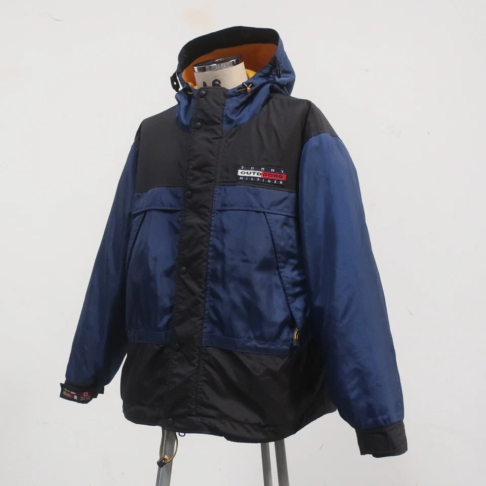 Chaqueta Parka Expedición Exterior Tommy Hilfiger Años 90 De Colección Talla L Con Capucha Foto 3 de 4