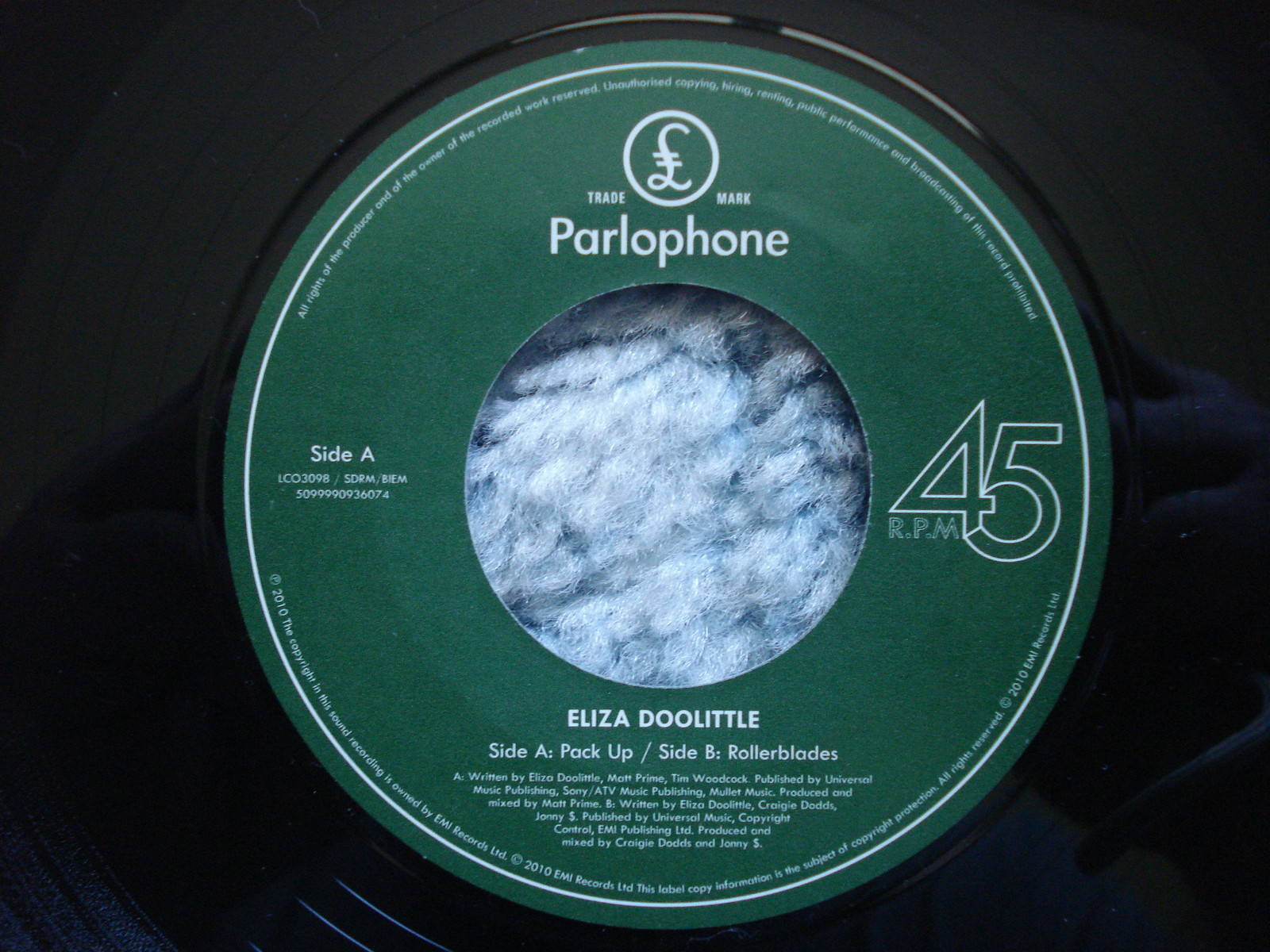 ELIZA DOOLITTLE 45 RPM 7" VINYL - Pack Up RECORD STORE DAY RSD 2010