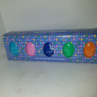 2023 White House Easter Egg Roll Set Of 5 boxed President Biden signed wooden
