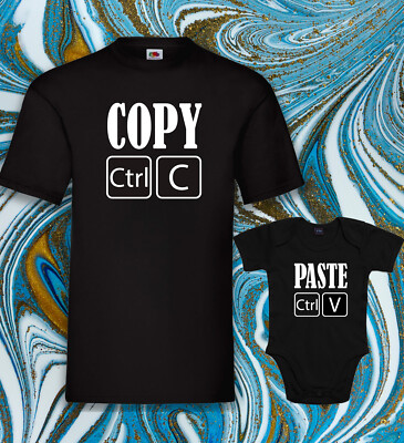 Familie Family T-Shirt Shirt Männer Baby Body Bodysuit Strampler Copy Paste