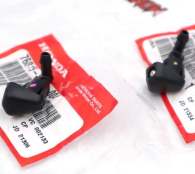 1990-1997 Honda Civic CRX Windshield Washer Hood Nozzle Set