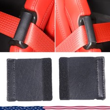 Safety Belt Anti-drop Cover Accessories Fit For Corvette C7 C8 2014 2pcs Black Safety Belt Anti-drop Cover Accessories Fit For Corvette C7 C8 2014 2pcs Black