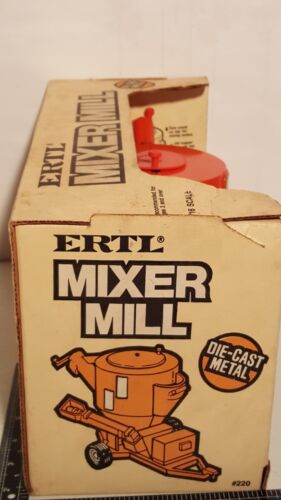 Ertl Allis Chalmers Orange Mixer Mill 1/16 diecast metal farm implement replica - Picture 3 of 5