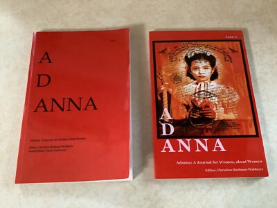 Adanna A Journal For Women about Women Issue 1 & 2 signed Christine Redman-Walde