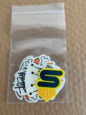Stussy 90s Vintage Production Sticker Packs-6 Quantity Per Pack