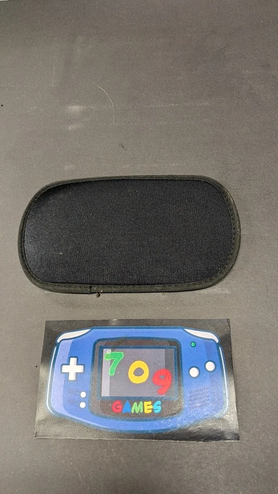 Official Sony PSP Black Carrying Case Pouch Rare Genuine OEM - Imagem 2 de 2