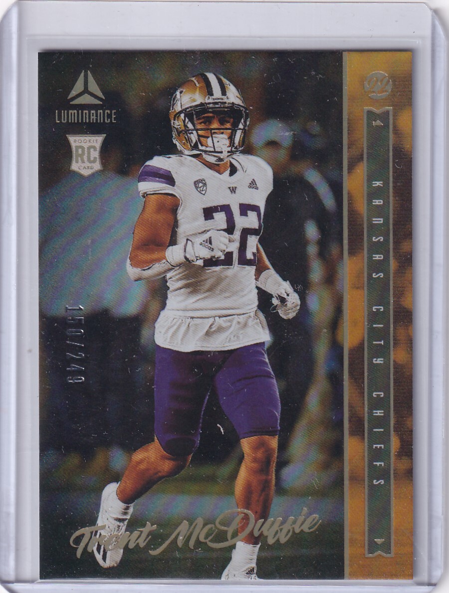 Trent McDuffie Panini Luminance #146 Gold