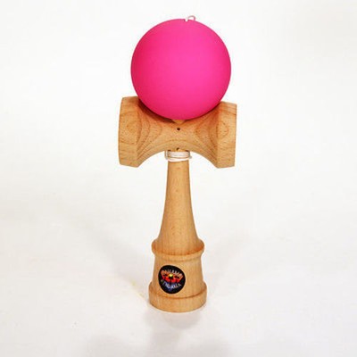 Bahama Kendama Rubber Coated Kendama - Pink - Includes Free Silicone Holder (4872993143509)