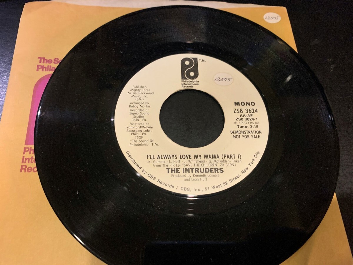 45 PROMO (RARE LABEL) Intruders 