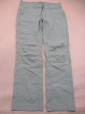 Prana Size 8 Womens Gray 100 NylonZip Fly Pockets Windproof Outdoor Pants 792