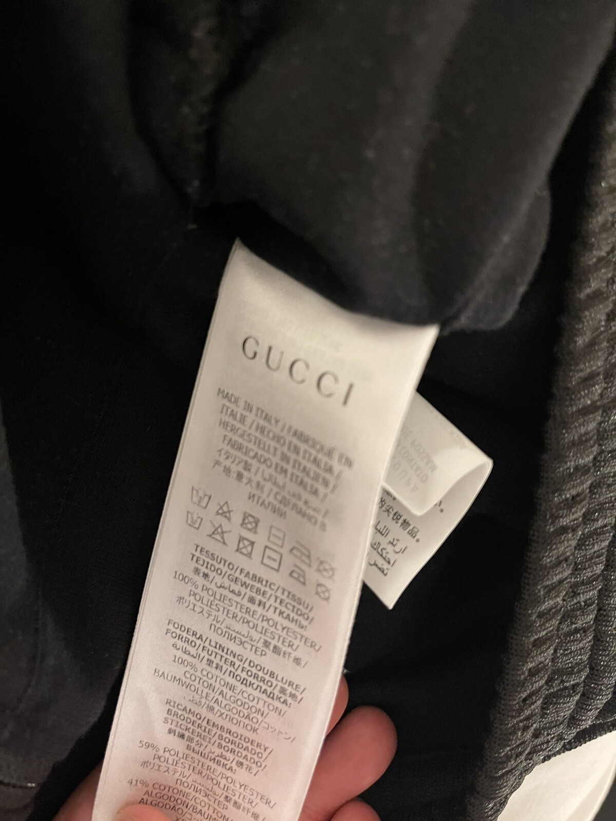 gucci black tracksuit