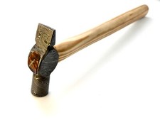 Handmade Cross Peen Hammer | HandForged Damascus Steel | Heat Treated | Wood Wo