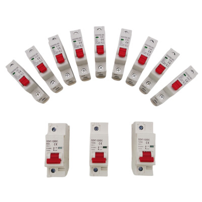 New Solar DC Mini Circuit Breaker 1Pole MCB 6/10/16/25/32/40/50/63/80 /100/125A