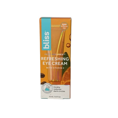 NEW Bliss Refreshing Eye Cream W/ Vitamin C 0.5oz