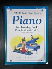 Alfred's Basic Piano Library Ear Training Book Levels 2 3
