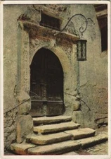 Old postcard postcard Rothenburg - old town hall portal GERMANY (1076156)