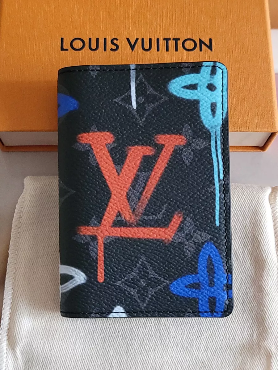 Louis Vuitton Graffiti ORGANIZZATORE TASCABILE Monogramma Gigante  Multicolore Portafoglio Nuova Scatola