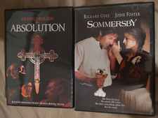 Sommersby DVD, 1993 Richard Gere and Absolution DVD, 2008 Richard Burton