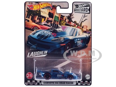 CHEVROLET CORVETTE Z06 DRAG RACER ''SPEED SOCIETY'' DIECAST BY HOT WHEELS GRL96