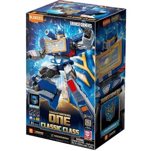 BLOKEES 71183 Transformers Classic Class 17 Sound Wave (Movie 8) Action Figure