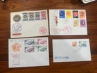 Group of 4 Unused China Taiwan FDC Covers