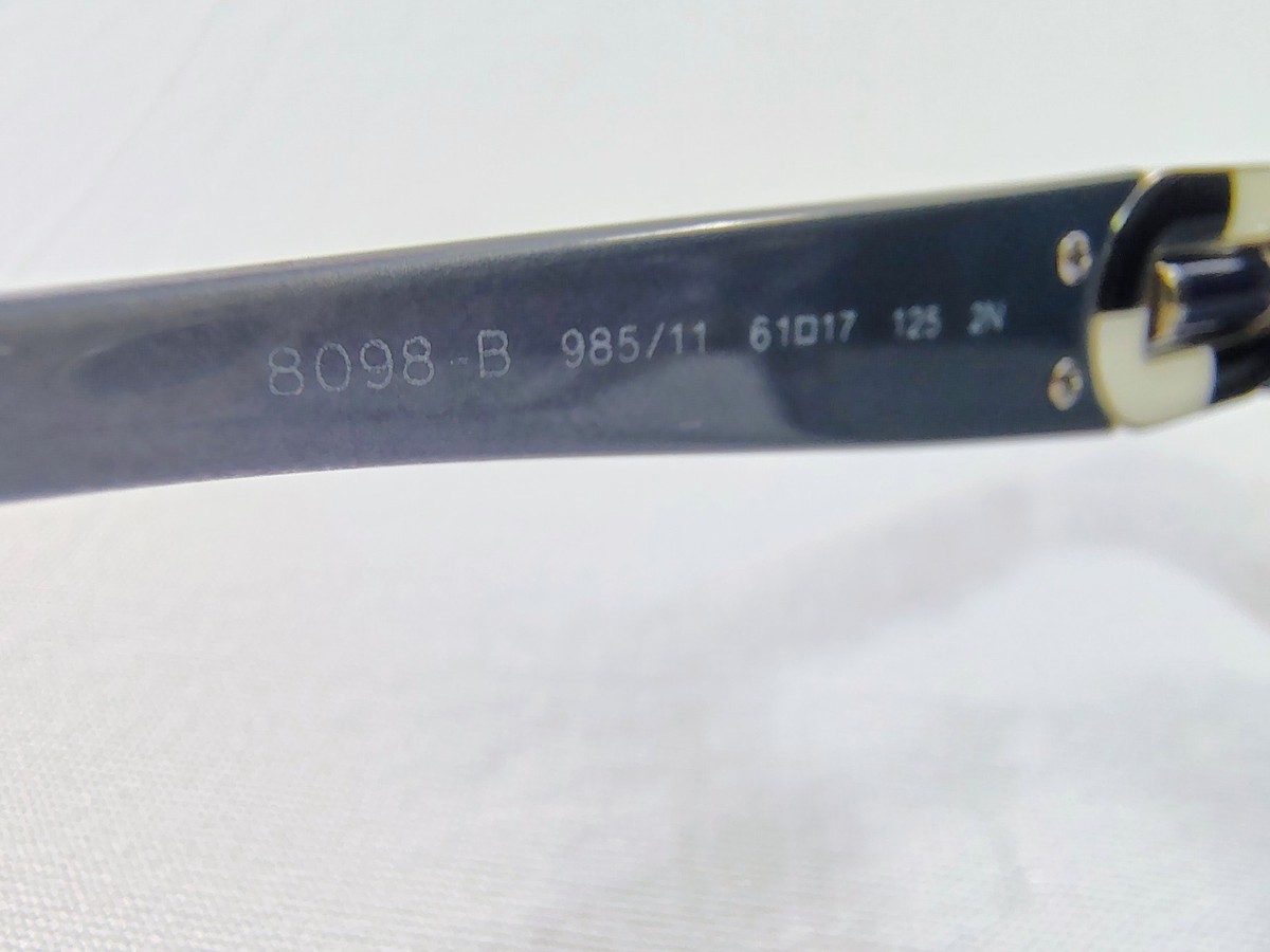 Bvlgari 8098-B *RARE Azure* Sunglasses Y2K McBling *Frames Only* 985/11 Italy Bvlgari 8098-B *RARE Azure* Sunglasses Y2K McBling *Frames  main image 2