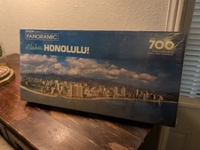 Springbok Hallmark Panoramic Aloha Honolulu 700 Piece Puzzle 1970 Vintage