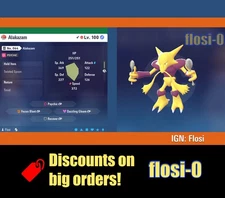 6IV Shiny Alakazam Pokemon Legends ZA (Legends Z-A)