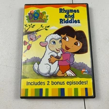 Dora the Explorer Rhymes and Riddles DVD 2003 Nick Jr Kids Education