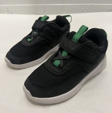 Cat Jack Toddler Robin Black Sneakers Green Accents Athletic Shoes Size 12