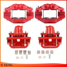 Front and Rear Brake Calipers Pairs For Toyota Sequoia 2008-2015 Tundra 2007-15