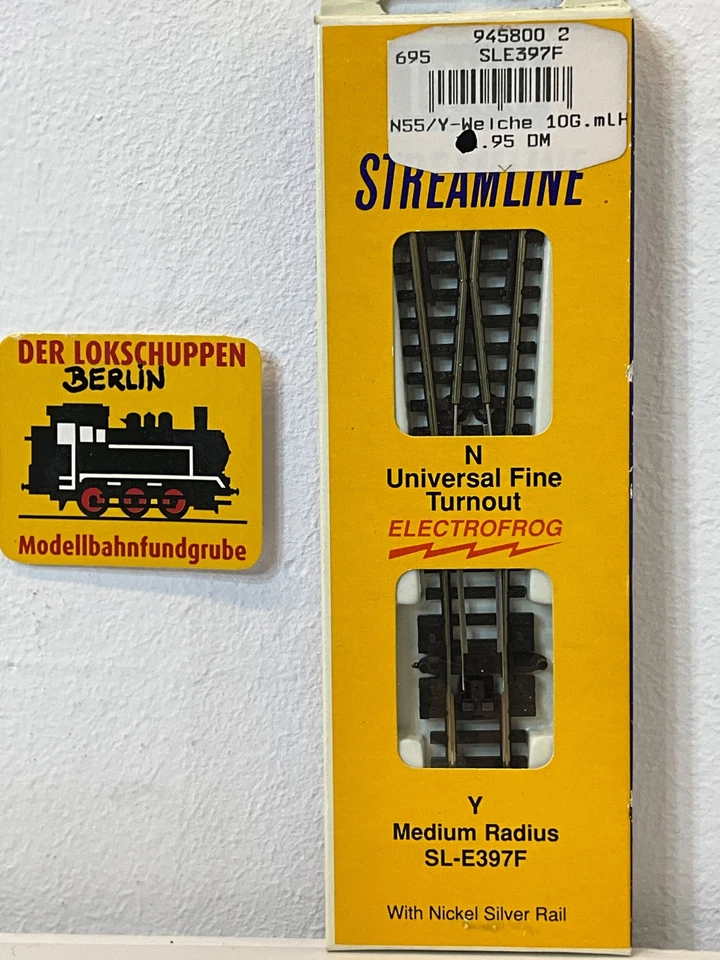 PECO  SLE 397F: Y Weiche, mittlerer Radius  + NEU + N/ 1:160 [C]