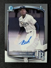 2025 Bowman Chrome MAYKEL CORET 1st Bowman On Card Auto Prospect #CPA-MC